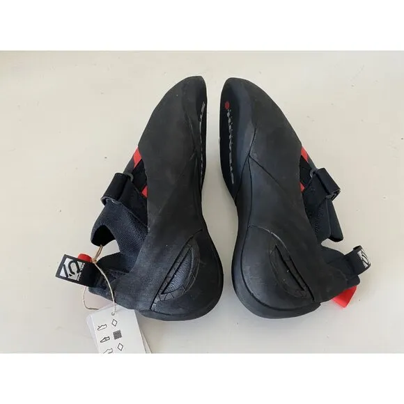 Men's Size 11 Adidas Five Ten 5.10 Aleon Climbing Shoes Black Red BC0861