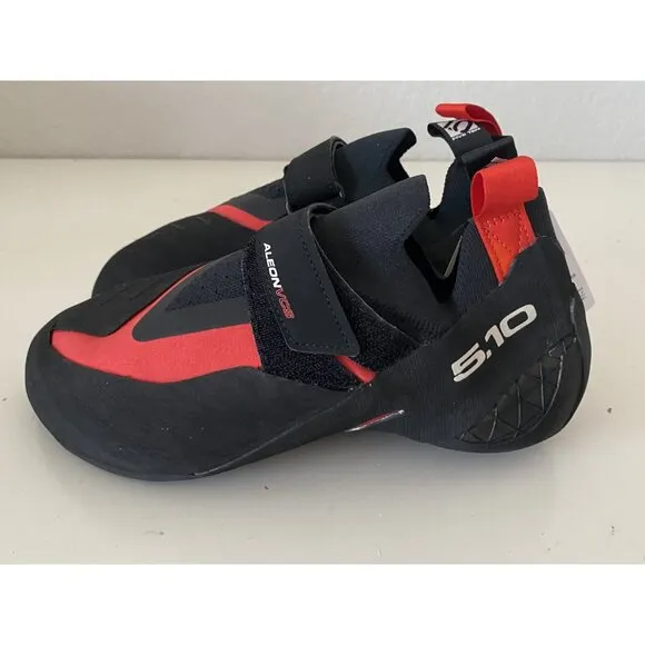 Men's Size 12 Adidas Five Ten 5.10 Aleon Climbing Shoes Black Red BC0861