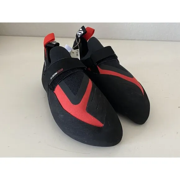 Men's Size 12 Adidas Five Ten 5.10 Aleon Climbing Shoes Black Red BC0861