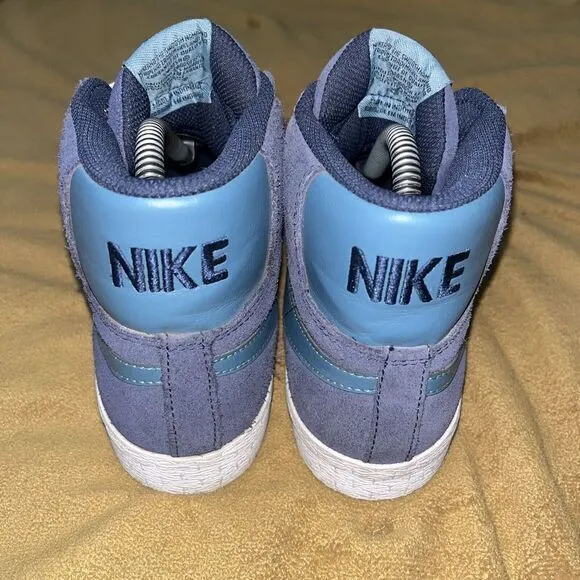 Men's Size 7 Nike SB‎ Zoom Blazer Mid Midnight Navy/Noise Aqua FD0731-400 Skate