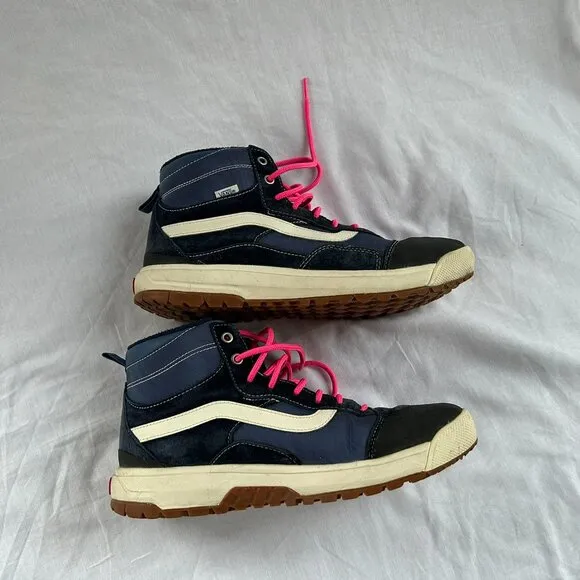 Men's Vans Ultrarange Blue High-top Sneaker, Size 11