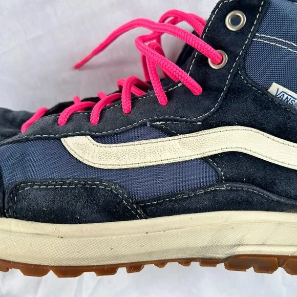 Men's Vans Ultrarange Blue High-top Sneaker, Size 11