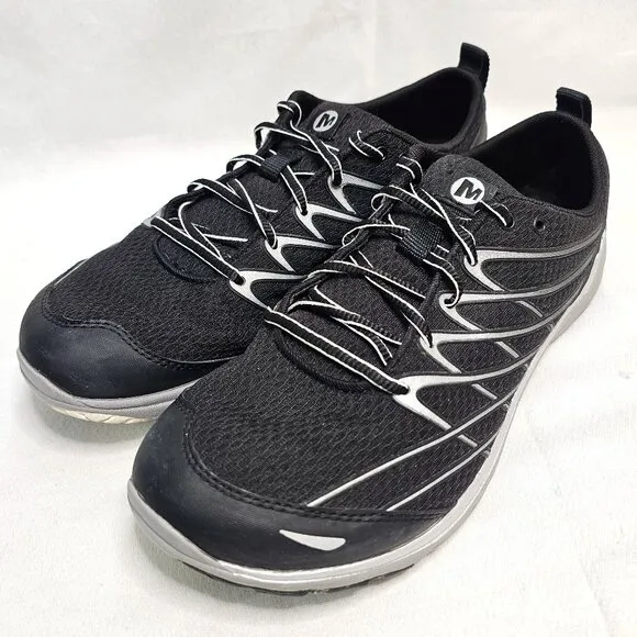 Merrell Bare Access 3 Black Trail Running Shoes Vibram J06523 Men's Size 10