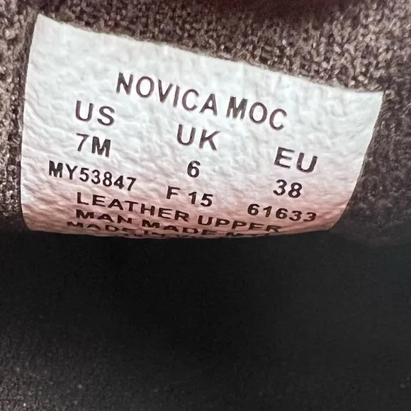Merrell Men’s Novica slip on brown Moc shoes Size 7