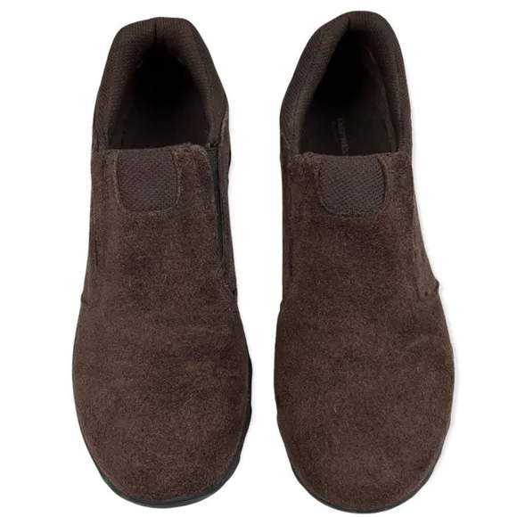 Merrell Men’s Novica slip on brown Moc shoes Size 7