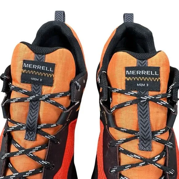 Merrell Men's‎ Size 11.5 Shoes MQM 3 Gore-Tex Hiking Trail Orange Black Climbing