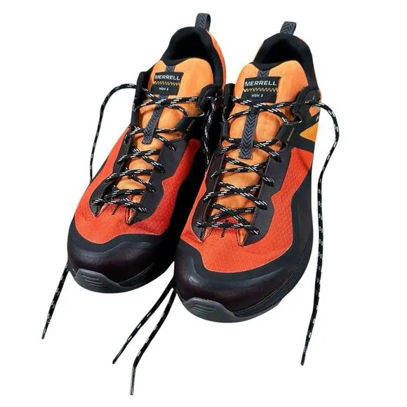 Merrell Men's‎ Size 11.5 Shoes MQM 3 Gore-Tex Hiking Trail Orange Black Climbing