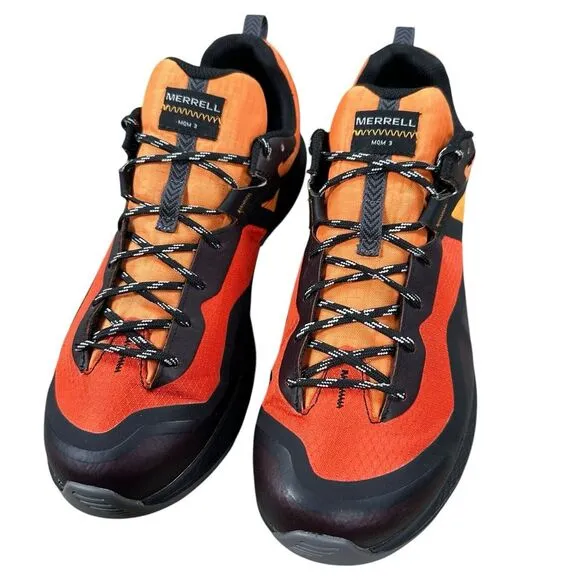 Merrell Men's‎ Size 11.5 Shoes MQM 3 Gore-Tex Hiking Trail Orange Black Climbing