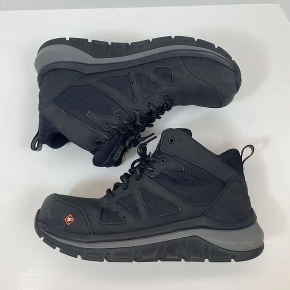 Merrell Men's Size 9 Full bench Speed Mid Carbon Fiber Toe Work‎ Shoes Black