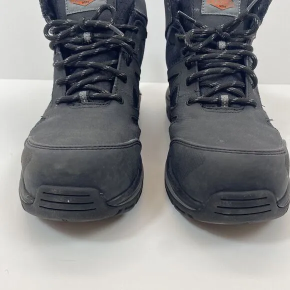 Merrell Men's Size 9 Full bench Speed Mid Carbon Fiber Toe Work‎ Shoes Black