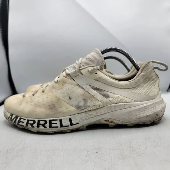 Merrell MTL MQM Mens 11 White Shoes Running Trail Hiking Sneakers Vibram J004223