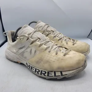 Merrell MTL MQM Mens 11 White Shoes Running Trail Hiking Sneakers Vibram J004223