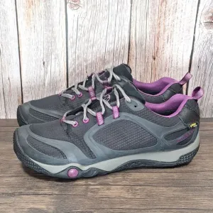 Merrell Proterra Goretex Trail Running Shoes Black Purple Women's Size 10