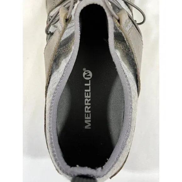 Merrell Siren Guided Moc Jersey Q2 Womens Grey Walking Shoes Size 9.5 SKU 6800