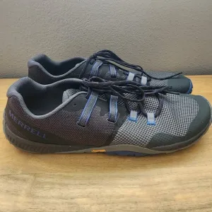 Merrell Trail Glove 6 Athletic Shoes J135387 Monument Blue Black Mens Size 13
