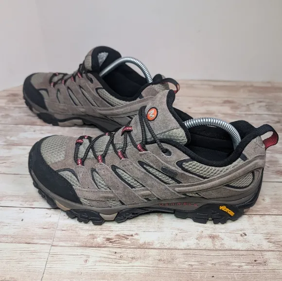 Merrell Vibram Hiking Walking Trail Boot Shoes Moab 2 Bark Brown Men's 9.5