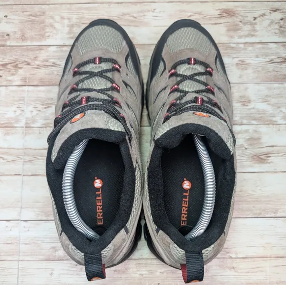 Merrell Vibram Hiking Walking Trail Boot Shoes Moab 2 Bark Brown Men's 9.5