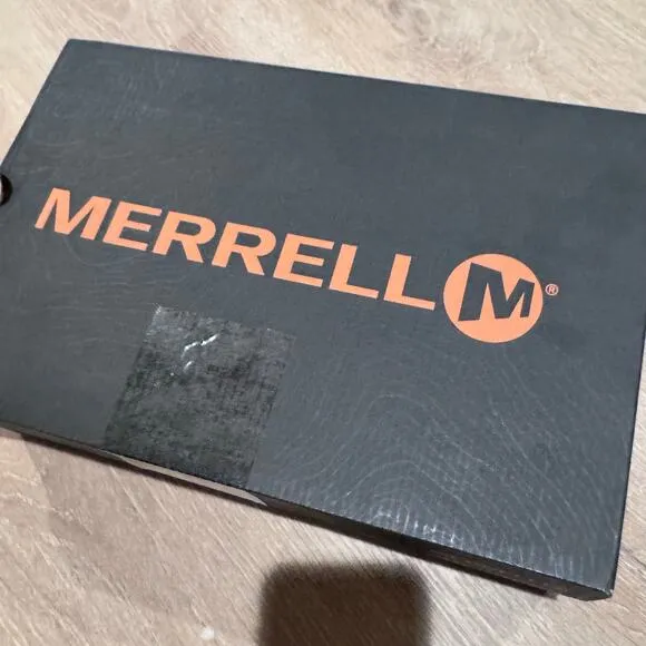 Merrell Womens Alverstone Mid Waterproof Hiking Boots Charcoal/Tahoe Size 11 NWT