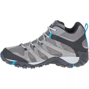Merrell Womens Alverstone Mid Waterproof Hiking Boots Charcoal/Tahoe Size 11 NWT