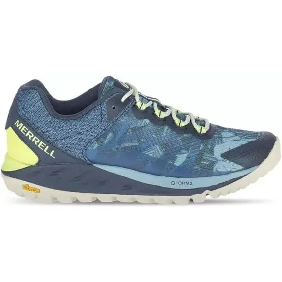 Merrell Antora 2 J067128 Sneakers Women's US 7.5 Blue Trail Running Shoes TF4458