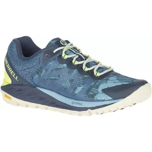 Merrell Antora 2 J067128 Sneakers Women's US 7.5 Blue Trail Running Shoes TF4458