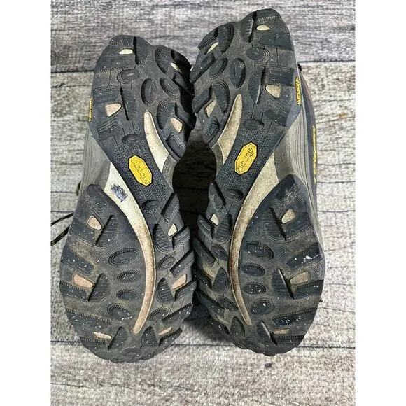 Merrell Mens Moab Speed J067087 Brown Black Hiking Trail Shoes Sneakers Size 8