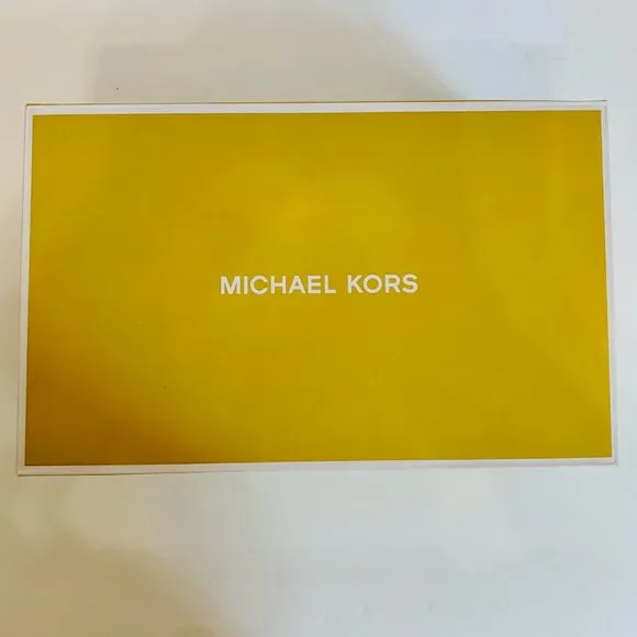 MICHAEL KORS MK SIGNATURE SHERBET TEDDY SLIP ON SHOES