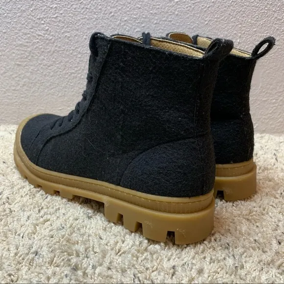 NAE NOAH RECYCLED PET HIGH-TOP VEGAN SNEAKER BOOTS size 44 (US11)