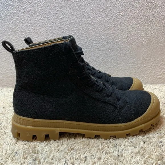 NAE NOAH RECYCLED PET HIGH-TOP VEGAN SNEAKER BOOTS size 44 (US11)