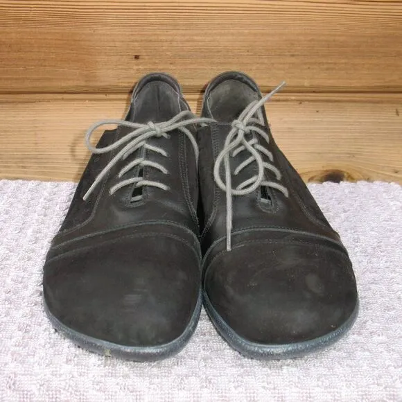 Naot Black Lalo Perforated Sneakers Shoes 6.5