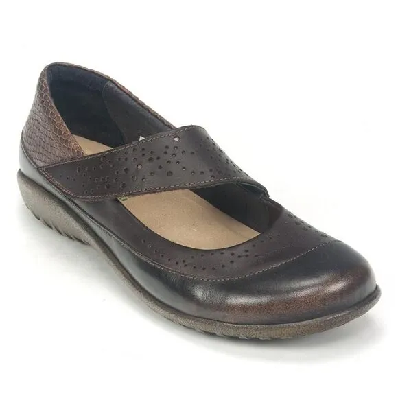 Naot Aroha Mary Jane Brown Size 41/10