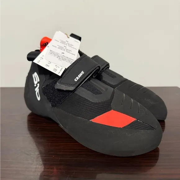New 5.10 Adidas Crawe Men's Size 8 Black Rock Climbing Shoes EG2370 Five Ten