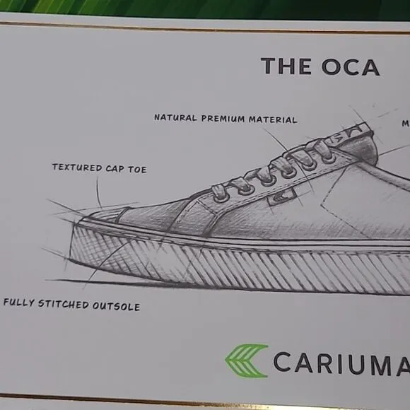NEW 9 CARIUMA BLACK OCA LOW CANVAS SNEAKERS SKATE SHOES EU 41 1/2  W 10 1/2  NWT