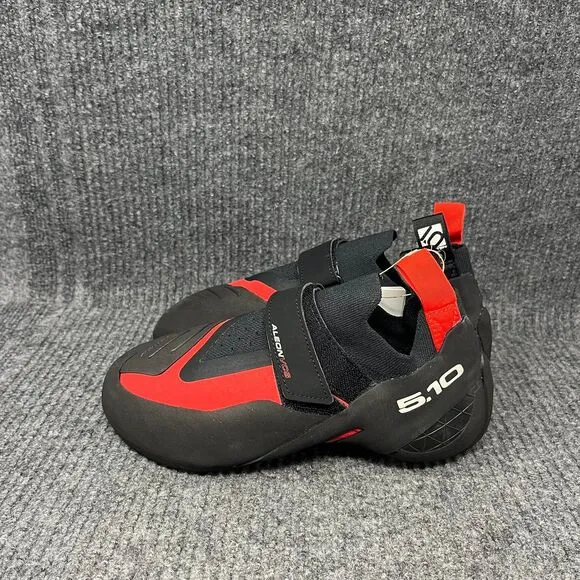 NEW Adidas Five Ten 5.10 Aleon Climbing Shoes Black Red Mens 11.5 BC0861