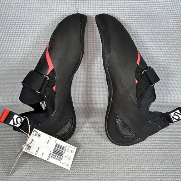 NEW Adidas Five Ten Men's Size 9.5 Aleon Red Black Climbing Caving Shoes BC0861
