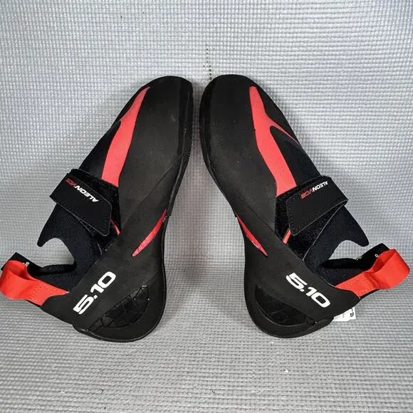 NEW Adidas Five Ten Men's Size 9.5 Aleon Red Black Climbing Caving Shoes BC0861