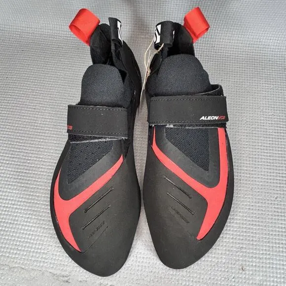 NEW Adidas Five Ten Men's Size 9.5 Aleon Red Black Climbing Caving Shoes BC0861