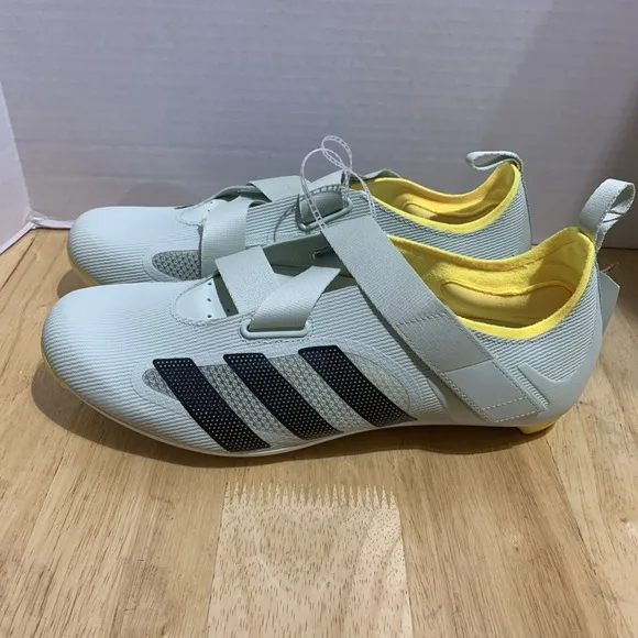 NEW Adidas The Indoor Cycling Shoe Mens 8.5/ Womens 9.5 Green Yellow GX1668