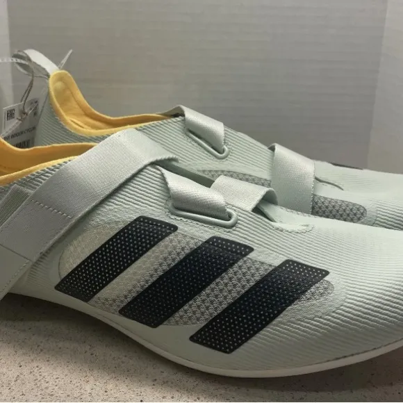NEW Adidas The Indoor Cycling Shoes Men's 9 / Women's 10 Mint Yellow GX1668