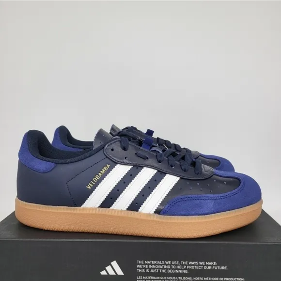 New adidas Velosamba Leather Men's Cycling Shoes Size 9.5