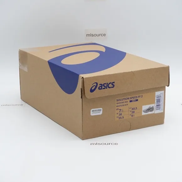 NEW ASICS Solution Speed FF 2 Tennis Shoes 1041A182-100
