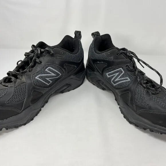 New Balance 481 V3 Mens Size 11.5 4E Black Gray Trail Running Shoes MT481LB3