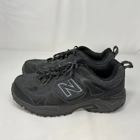 New Balance 481 V3 Mens Size 11.5 4E Black Gray Trail Running Shoes MT481LB3