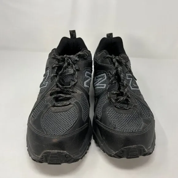 New Balance 481 V3 Mens Size 11.5 4E Black Gray Trail Running Shoes MT481LB3