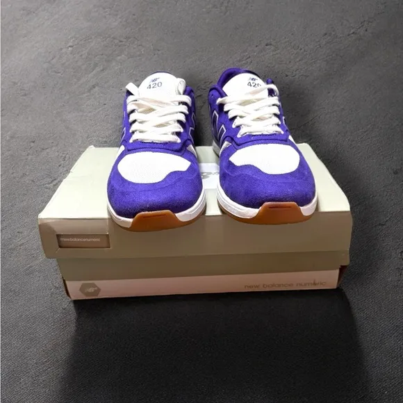New Balance Numeric 420 Purple Haze / Tie Dye size 8.5 Rare Find NWB