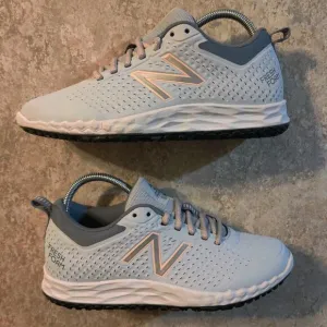 New Balance Womens 806 V1 WID806P1 Ice Blue Shoes Slip Resistant Size 8.5 B