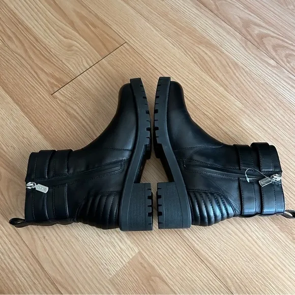 NEW Blondo Mable Black Leather Waterproof Boots Women’s 6.5