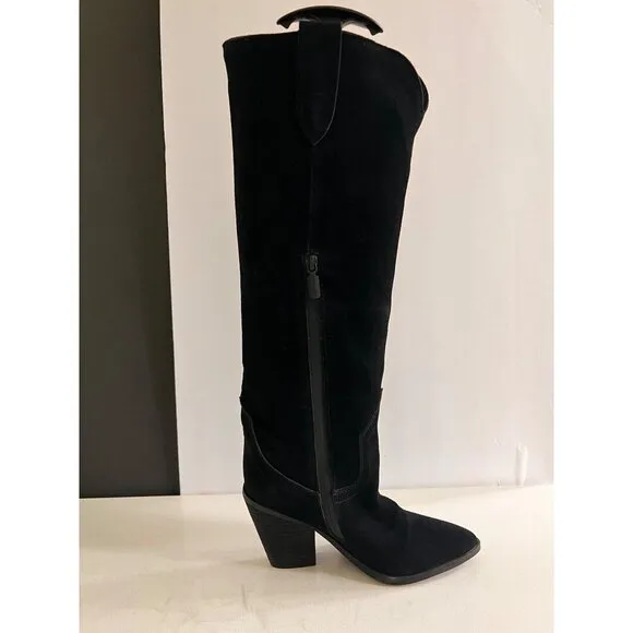 NEW Blondo USA Wylde Waterproof Western black suede Boots size 7