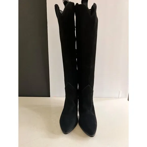 NEW Blondo USA Wylde Waterproof Western black suede Boots size 7