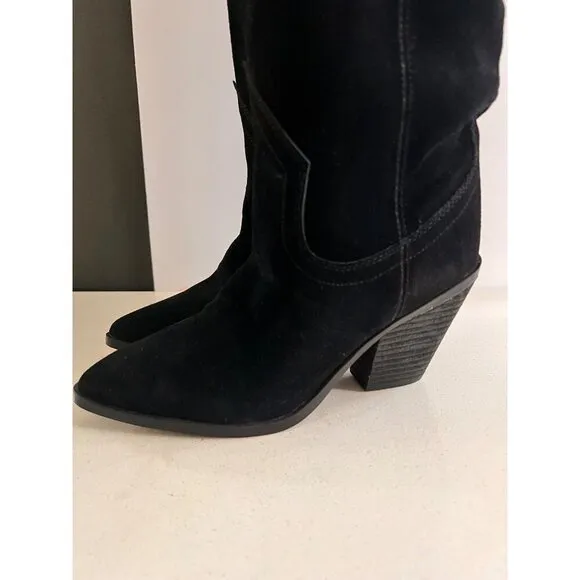 NEW Blondo USA Wylde Waterproof Western black suede Boots size 7